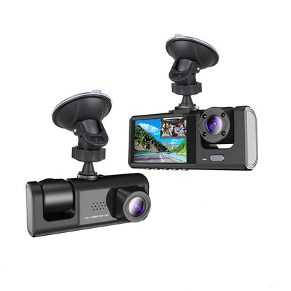 CÁMARA PARA AUTOMÓVIL WIFI 3 EN 1 HD 1080P CON CÁMARA TRASERA